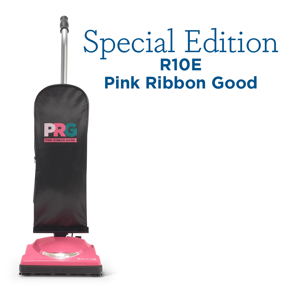 SupraLite Entry Upright Riccar Vacuum - Pink Ribbon Good Edition
