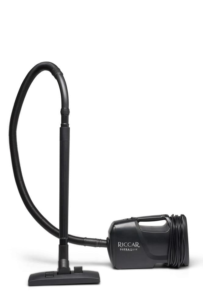 SupraQuik Portable Canister Riccar Vacuum with Shoulder Strap