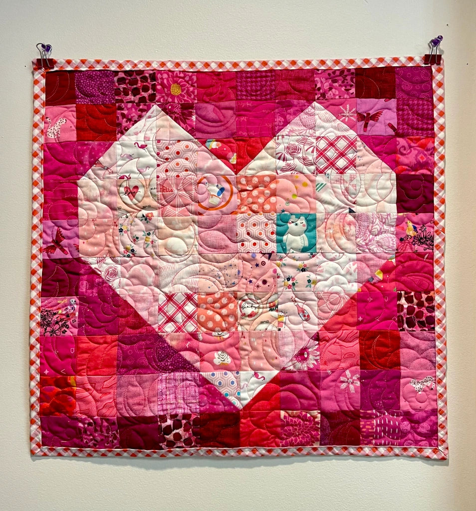 Free Pattern – Scrappy Valentine Heart