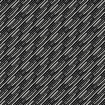 Black Diagonal Stripe