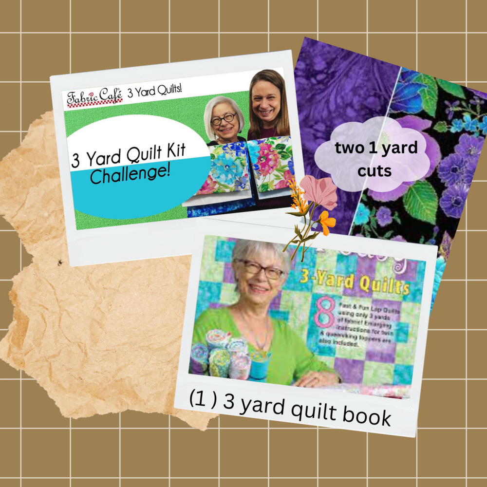 virtual 3-yard quilt challenge Kit option 2