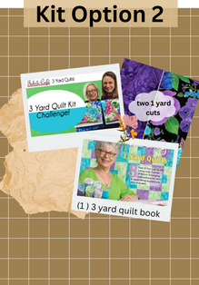 virtual 3-yard quilt challenge Kit option 2