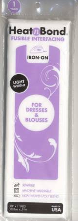 Heat N Bond Light Weight Fusible Interfacing 20in x 1yd