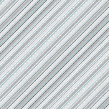 Winsome Critters Blue/Gray Stripes