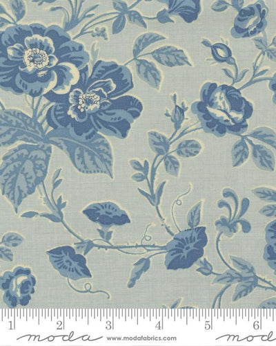 Bleu De France- Mancini Florals - Ciel Blue