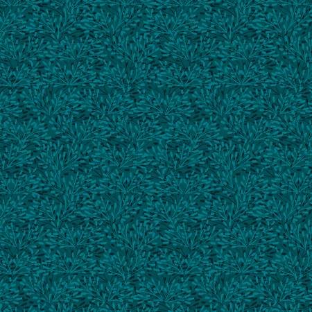 Dark Teal Whimsy 108in Wide Back