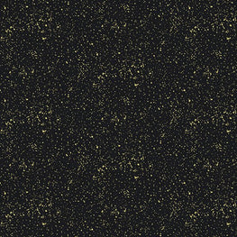 Cosy Christmas - Textured Metallic Gold - Black