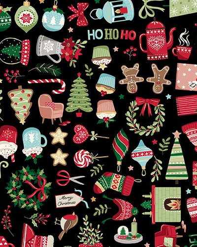 Cosy Christmas - Cosy Icons - Black