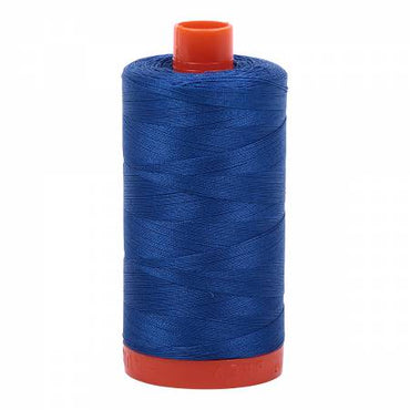 AURIFIL Mako Cotton Thread Solid 50wt 1422yds Medium Blue