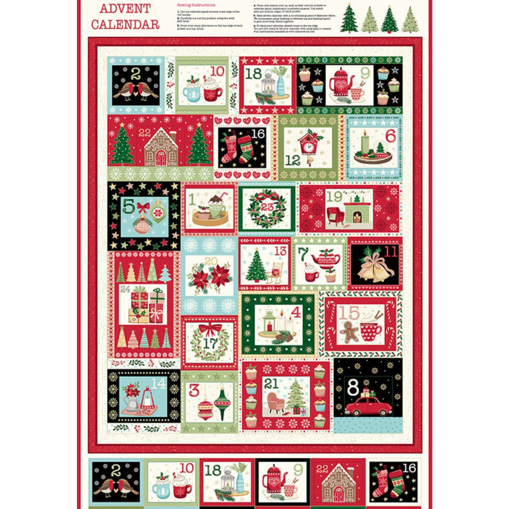 Cosy Christmas - Advent Calendar - Panel