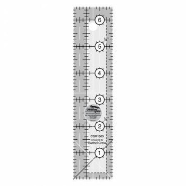 Creative Grids Quilt Ruler 1-1/2in x 6-1/2in