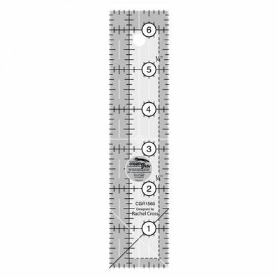 Creative Grids Quilt Ruler 1-1/2in x 6-1/2in