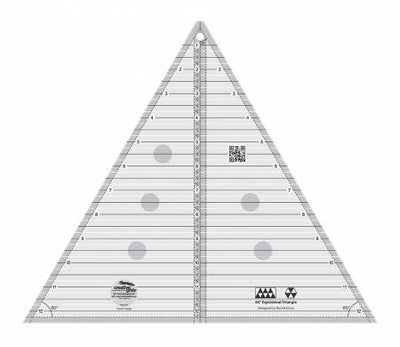 Creative Grids 60 degree Triangle 12-1/2in Quilt Ruler