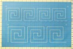 Full Line Stencil - Greek Key Borders