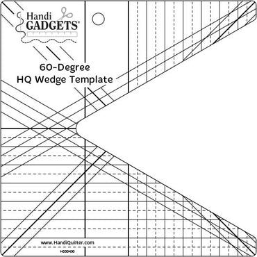 Handi Quilter 60-Degree Wedge Template