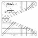 Handi Quilter - Ruler - 45 Degree Wedge