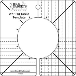 Handi Quilter 2.5-inch Circle Template