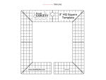 Handi Quilter - Ruler - 3" Square Template