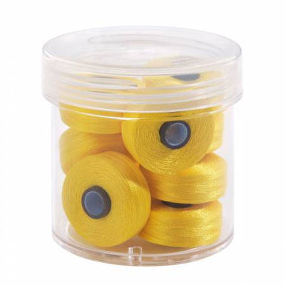 Magna-Glide Delights Style M 132yd Pre-wound Bobbins Bright Yellow 10 Jar