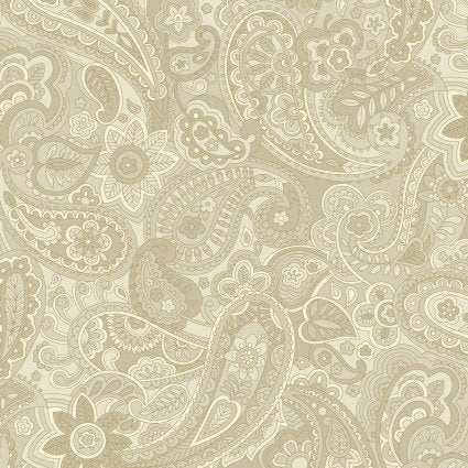 Bella Suede Paisley - 108" Wide