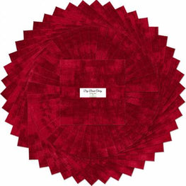 Dry Brush - Cherry - 10in. Squares