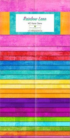 2-1/2in Strips Rainbow Lane 40pcs 4 bundles/pack