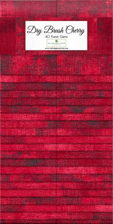 Dry Brush - Cherry - 2-1/2in Strips