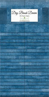 Dry Brush - Denim - 2-1/2in Strips