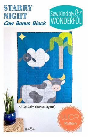 Starry Night Cow Bonus Block