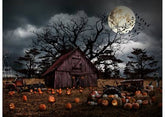 Pumpkin Haunted Halloween 29-3/4in x 43-1/4in