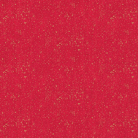 Cosy Christmas - Textured Metallic Gold - Red