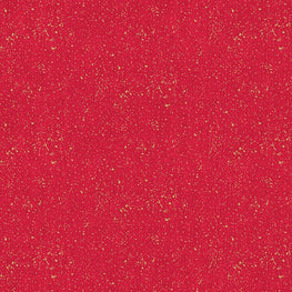 Cosy Christmas - Textured Metallic Gold - Red