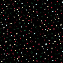 Cosy Christmas - Stars - Black