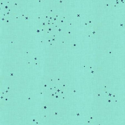 Cotton+Steel Basics - Freckles - Mint Chip Unbleached Fabric