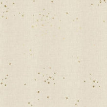 Cotton+Steel Basics - Freckles - Twinkle Unbleached Metallic Fabric