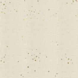 Cotton+Steel Basics - Freckles - Twinkle Unbleached Metallic Fabric