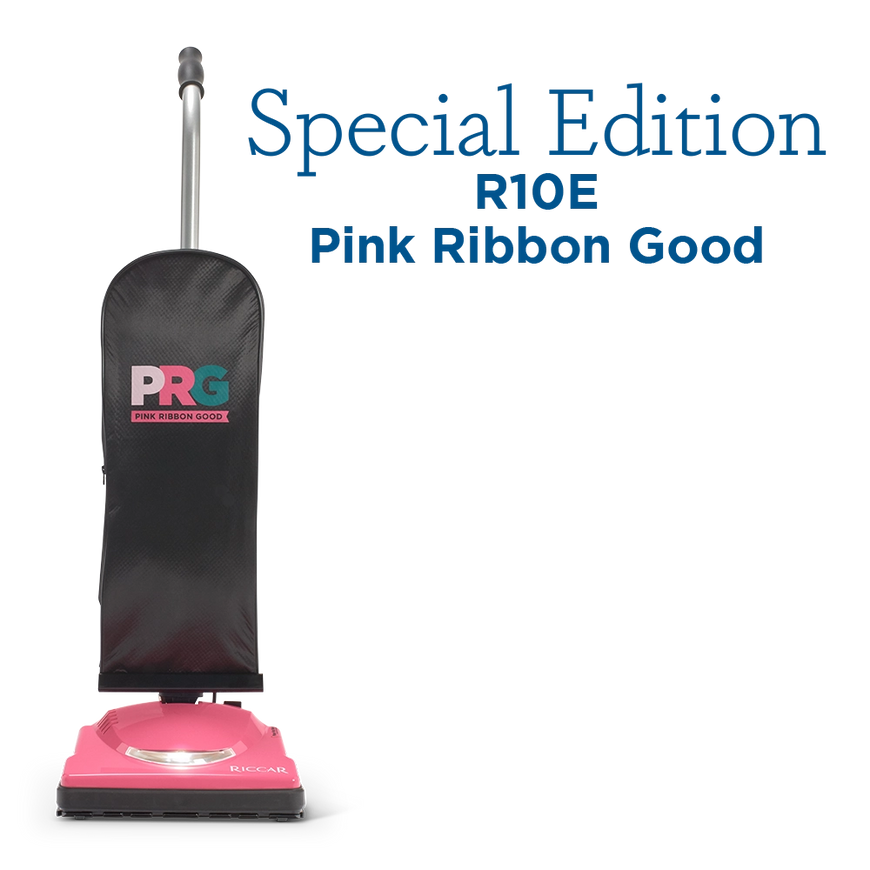 SupraLite Entry Upright Riccar Vacuum - Pink Ribbon Good Edition